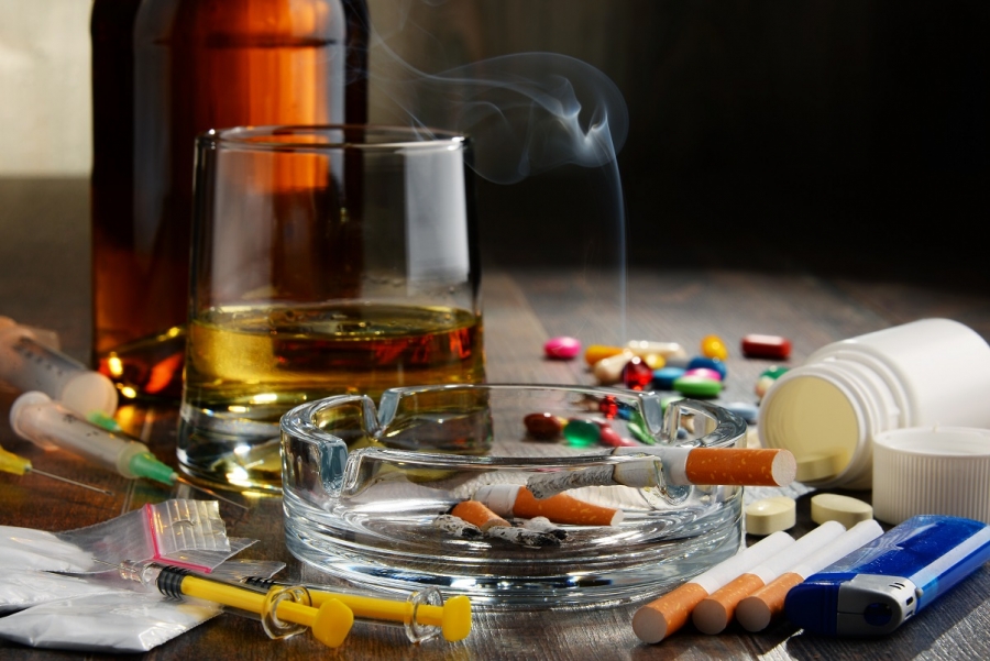 The use of alcohol or drugs by employees.