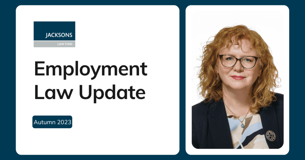 Employment Law – Update: Autumn 2023